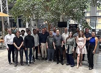 group photo of Aerodata´s innovation team